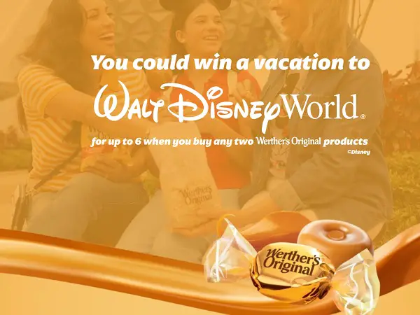 Werther's Original Walt Disney World Resort Vacation Giveaway