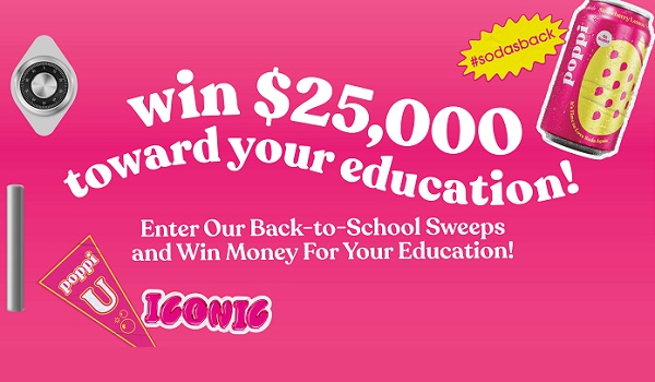 Poppi Back To School Sweepstakes: Win $25000 Cash for Education!