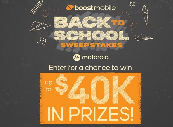Boost Mobile Back to School Sweepstakes 2024 (62 Winners)