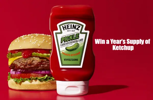 You Can Already Taste It Heinz Giveaway: Win Free Heinz Ketchup for a Year (3 Winners)