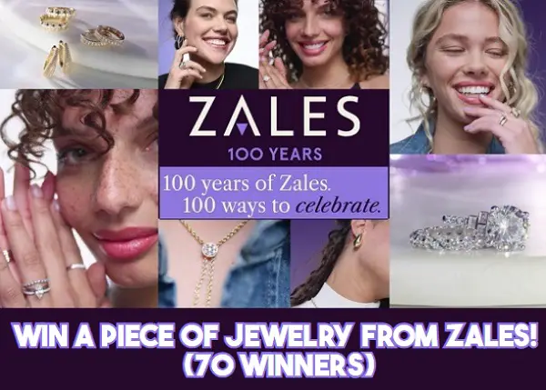 Zales 100 Reasons Giveaway: Win a Piece of Jewelry from Zales! (70 Winners)