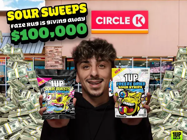 1UP Candy & Circle K $100,000 Giveaway – Win $10,000 Cash Weekly!