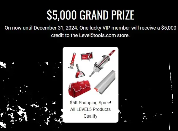 Level5 $5000 VIP Shopping Spree Giveaway 2024