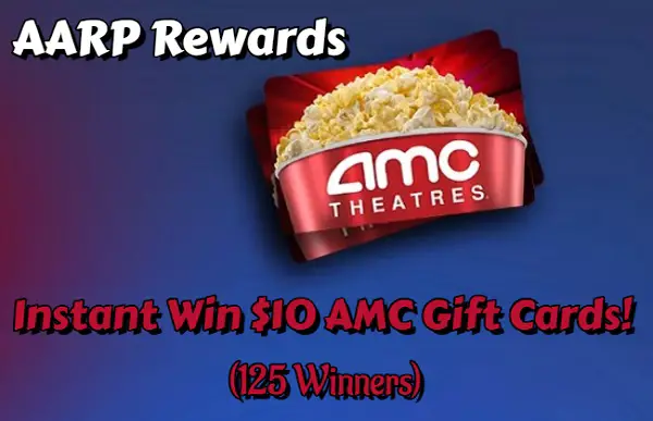 Instant Win $10 AMC Gift Card Giveaway (125 Winners)