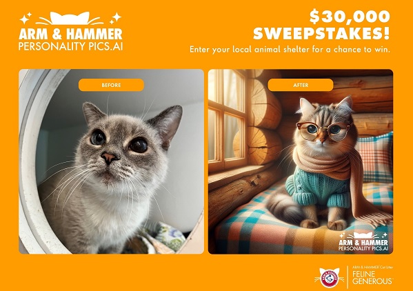 Arm and Hammer Cash Giveaway: Win up to $30K & Free Cat Litter for a Year