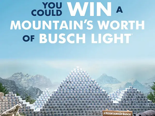 Mountains of Busch Giveaway – Your $10,000 Payday Awaits!