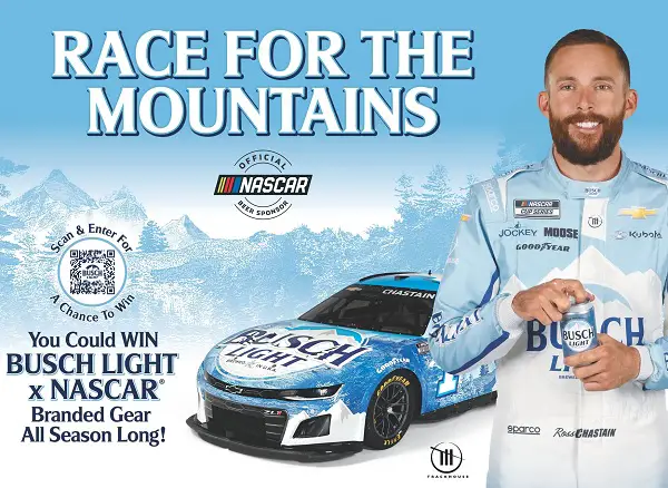 Busch Racing Sweepstakes: Win Busch Light X Nascar Gear All Season Long! (600 Winners)