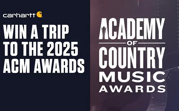 Carhartt Academy of Country Music Sweepstakes – Your VIP Pass to Country Music’s Biggest Night!