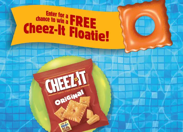 Cheez-It Summer Giveaway: Win Cheez-It Floatie! (1000 Winners)