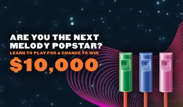 Melody Popstar Sweepstakes: Win a $10000 Cash!