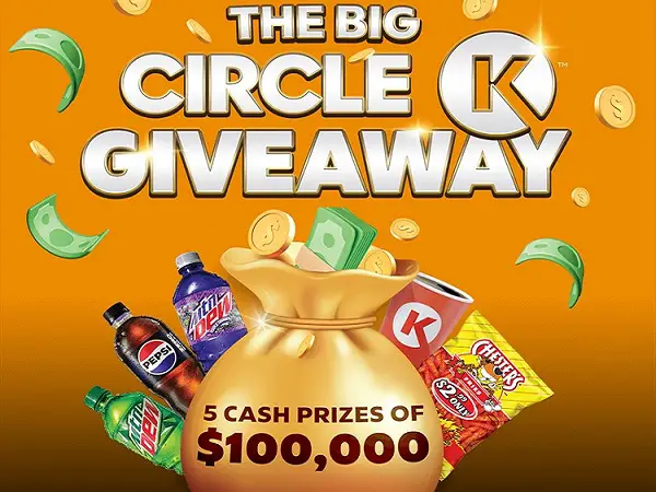 Circle K Big Giveaway: Win $100000 Cash for Free!