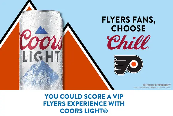 Coors Light Flyers Game Giveaway: Instant Win Tickets, Free Zambooni Ride & More