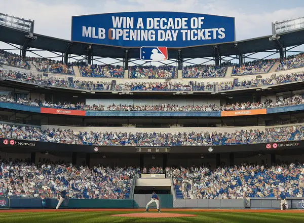 Win MLB Tickets to Opening Day for The Next 10 Years! (7 Winners)