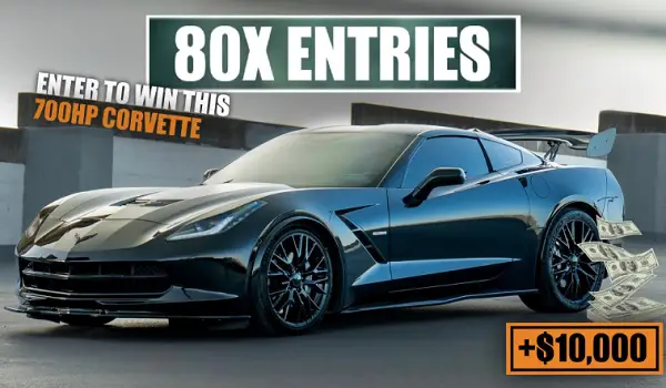 Win Black 2014 Corvette Stingray + $10000 Cash!