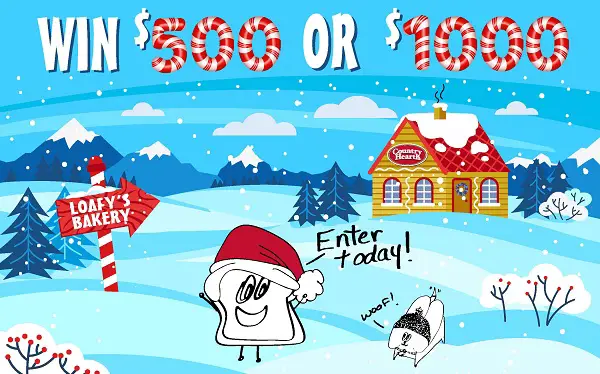 Loafy’s Holiday Sweepstakes: Win Up to $1000 in Cash Prizes! (3 Winners)