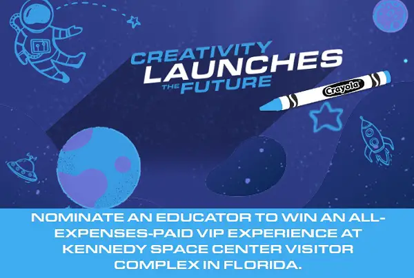 Crayola Creativity Launches the Future Giveaway: Win a Trip to Space Center & Free Art Supply