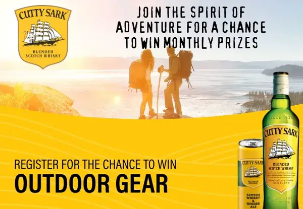 Cutty Sark Gear All Year Sweepstakes: 190+ Prizes Up for Grabs! (Monthly Winners)