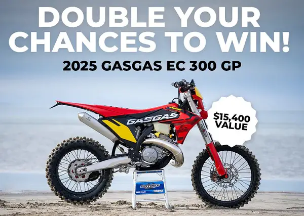 DBC Dirt Bike Giveaway: Win a 2025 GasGas EC 300 GP!