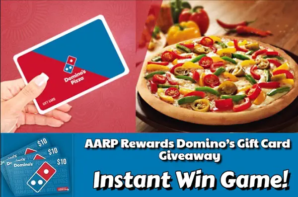 Instant Win Dominos Gift Card Giveaway (125 Winners)