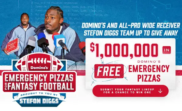 Win a Domino’s Emergency Pizza for Free! (67205 Winners)