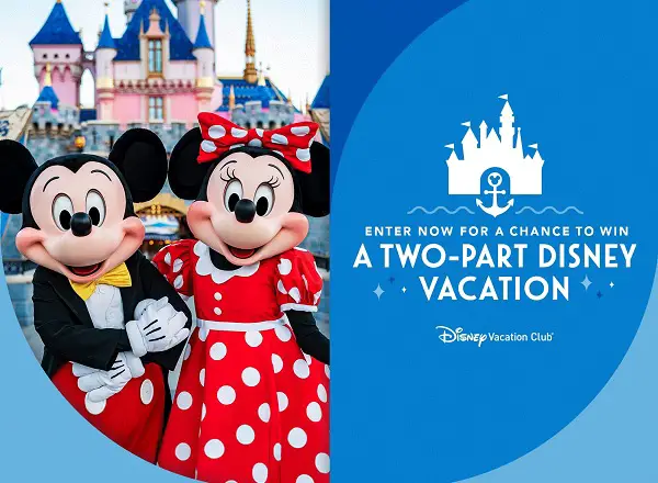 Disney Vacation Club Castle To Cruise Sweepstakes: Win A Two-Part, 7-Night Disney Dream Vacation!