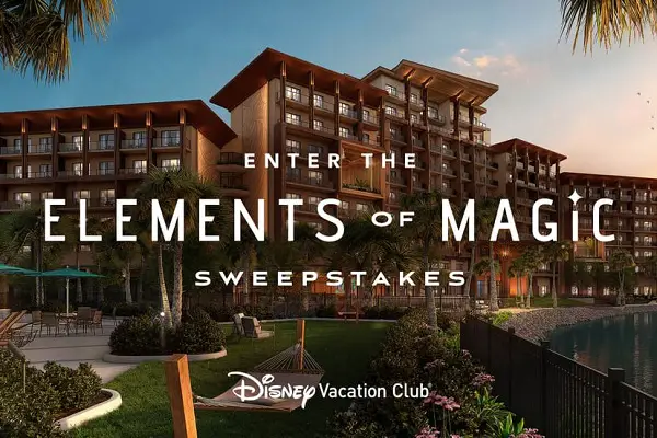 Disney Vacation Club Elements of Magic Sweepstakes: Win a Trip to Disney’s Polynesian Villas & Bungalows!