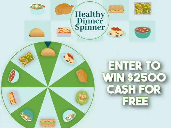 Eating Well Healthy Dinner Spinner Sweepstakes: Win $2500 Cash!