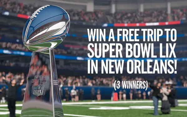 The Champion Shipper Sweepstakes: Win a Trip to Super Bowl LIX in New Orleans (3 Winners)