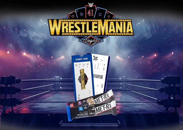 WrestleMania VIP Met-Rx Sweepstakes: Win a Trip to WrestleMania in Las Vegas