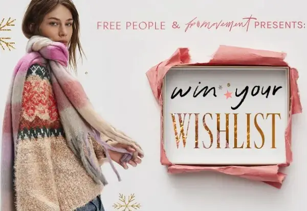 Free People Win Your Wishlist Giveaway: Win $1000 Gift Cards for Free! (5 Winners)