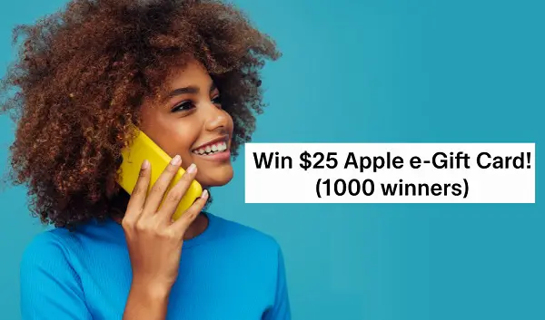 Shell Platinum Rewards March Gift Cards Giveaway: Win $25 Apple eGift Card! (1000 Winners)