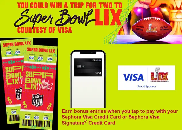 Visa 2024 NFL Get Inside the Game Trip Giveaway: Win a trip to Super Bowl LIX for 2