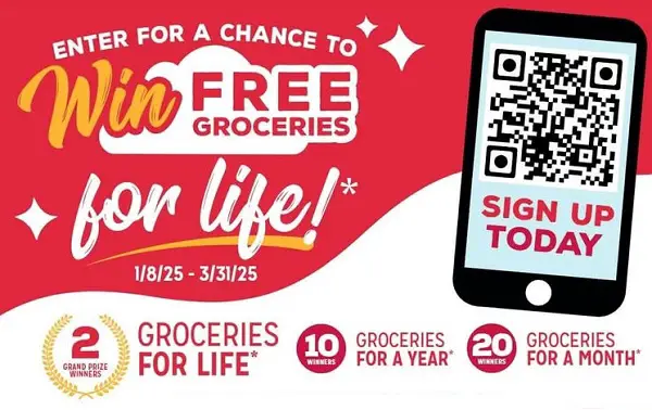 Grocery Outlet Free Groceries for Life Sweepstakes: Win Groceries for Life, a Year, or a Month!