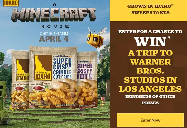 Grown in Idaho Sweepstakes: Win a Trip to Los Angeles!