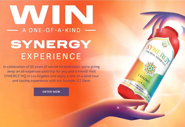 GT’s Living Foods The Real Kombucha Sweepstakes 2025: Win a Trip to SYNERGY HQ and More!