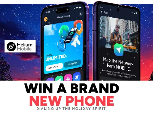 Helium Mobile iPhone Giveaway: Win iPhone 16s & Free Google Pixel 8s Phones