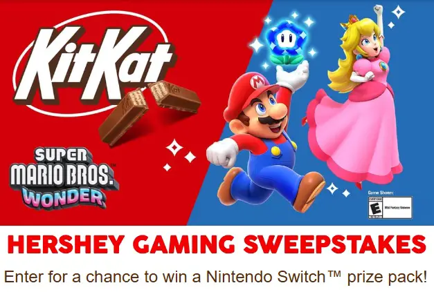 Hershey Gaming Sweepstakes – Win a Nintendo Switch Prize Pack! (800 Winners)