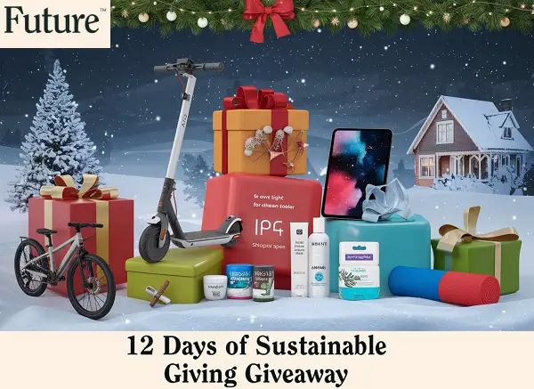 12 Days of Sustainable Holiday Season Giveaway: Win Bike, Free Shopping Spree (Daily Prizes)