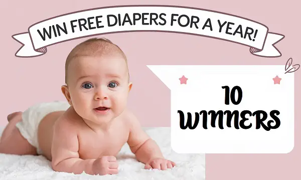 Win a Free Diapers for a Year! (10 winners)