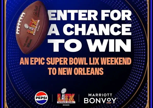 Marriott Bonvoy and Pepsi Super Bowl LIX Sweepstakes 2024