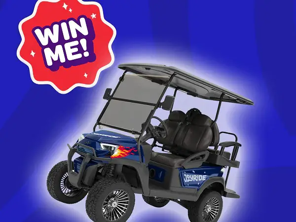 Joyride Golf Cart Giveaway 2025