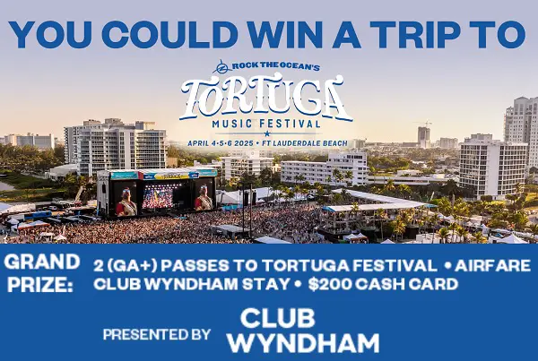 Live Nation Club Wyndham Florida Tortuga Music Festival Trip Giveaway