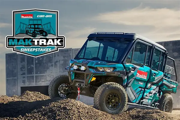 Makita’s Can-Am Maktrak Sweepstakes: Win 2024 Can-Am Defender Max and More!