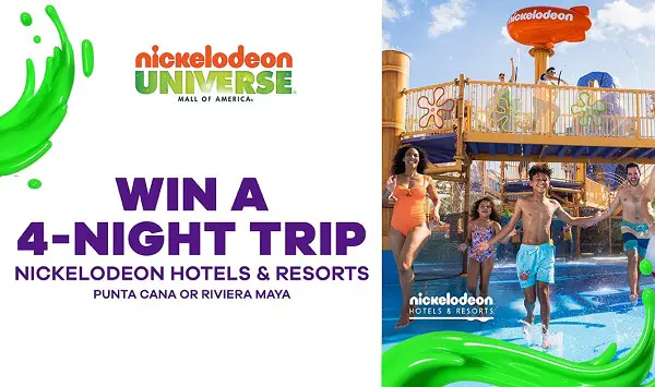 Win a Family Trip to Nickelodeon Hotels & Resorts in Riviera Maya or Punta Cana! (3 Winners)