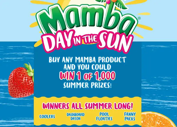 Mamba Sweepstakes: Win 1 of 1000 Summer Prizes!