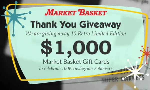 Market Basket Thank You Giveaway: Win Retro Limited Edition $1,000 Gift Cards!