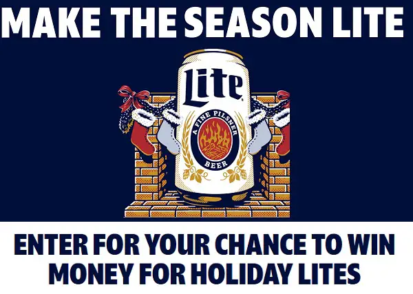 Miller Lite Holiday Giveaway: Instant Win 20K Cash Prize, Free Knit Sweaters & Trucker Hats