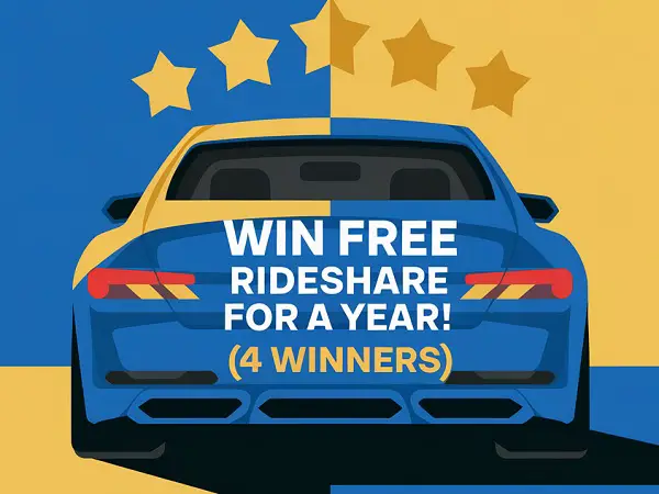 MXD Drinks Free Rideshare Sweepstakes: Win $5000 Cash for Free Ride! (4 Winners)