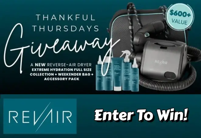 My RevAir Thankful Bundle of Free Beauty Makeover Giveaway (9 Winners)