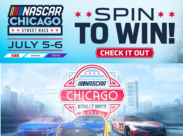 NASCAR Chicago Spin to Win Sweepstakes: Win Tickets and More! (2001 Winners)